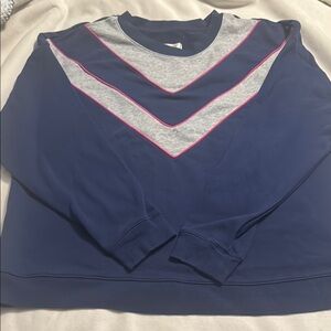 Women’s  Blue and Gray Sweater